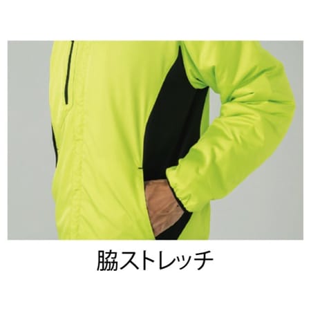 裏フリースストレッチジャケットの補足画像