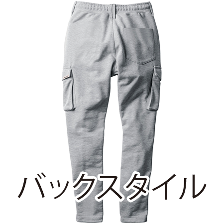スウェットカーゴパンツ(ノータック)の補足画像