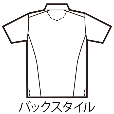 半袖ジップアップシャツの補足画像
