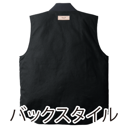 中綿入り防寒ベストの補足画像