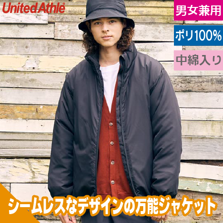 インサレーテッド スタンドジャケット(中綿入り)のトップ画像