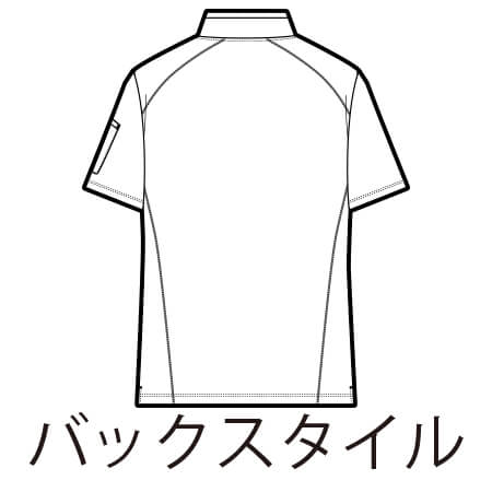 半袖ハーフジップシャツの補足画像