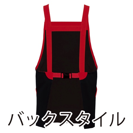 胸当てミニエプロン(共生地配色)の補足画像