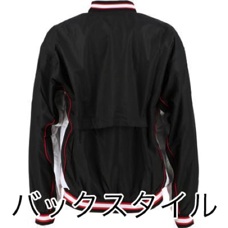 ウォームアップジャケット(フロントボタン・裾フライス仕様)の補足画像
