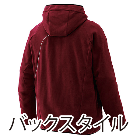 フリースジャケット(ハーフジップ)の補足画像