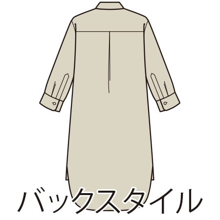 プルオーバー七分袖シャツの補足画像