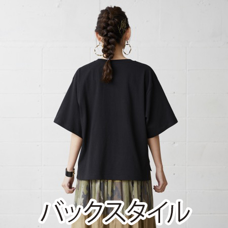 オープンエンドマックスウェイトウィメンズオーバーTシャツの補足画像