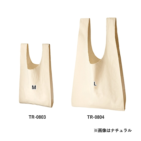 厚手コットンマルシェバッグ(L)の補足画像