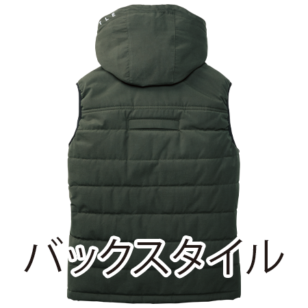 ミリタリー防寒ベストの補足画像