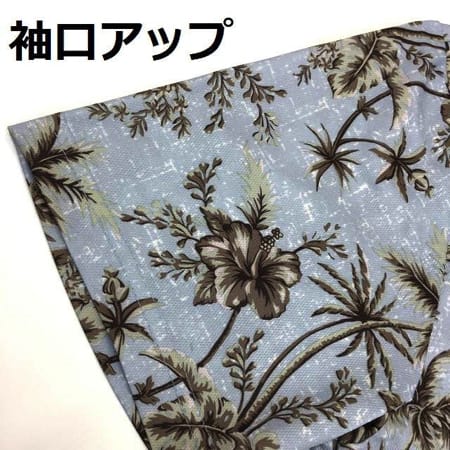 アロハプリントポロシャツの補足画像