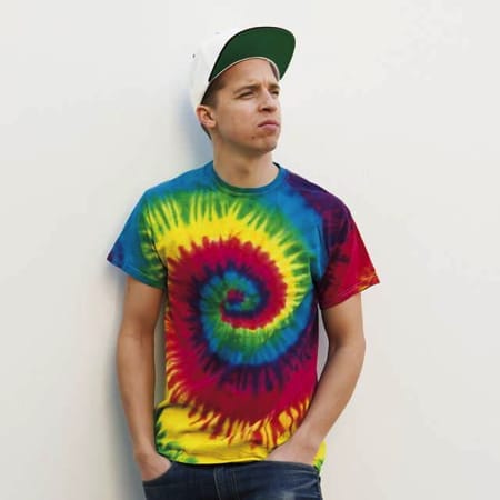 タイダイ染めスタンダードTシャツの補足画像